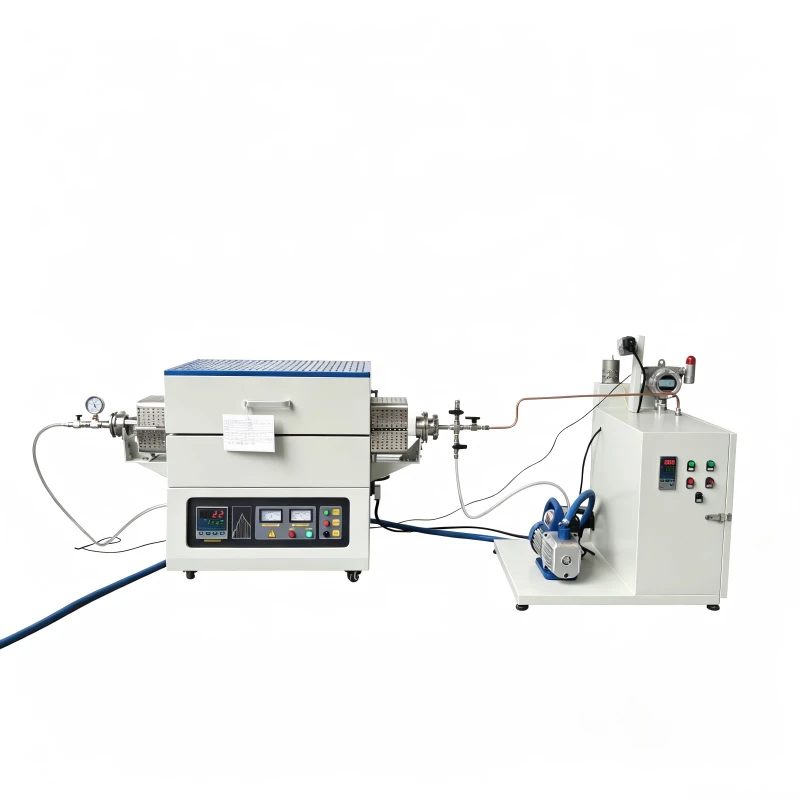 1100C Idroġenu Tnaqqis Sintering Annealing Tube Furnace